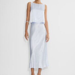 Aritzia Babaton Slip Satin Midi Skirt SIZE 2
